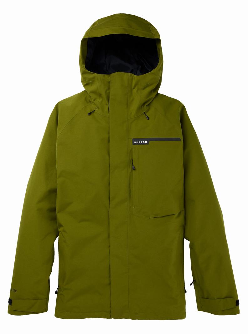 Burton Powline GORE-TEX 2L Snowboardjacke Herren Grün | 259-MYRODG