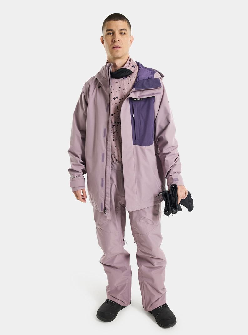 Burton Powline GORE-TEX 2L Snowboardjacke Herren Lila | 710-UFLCEJ