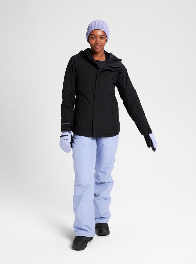 Burton Powline GORE‑TEX 2L Insulated Snowboardjacke Damen Schwarz | 571-QAYSKW