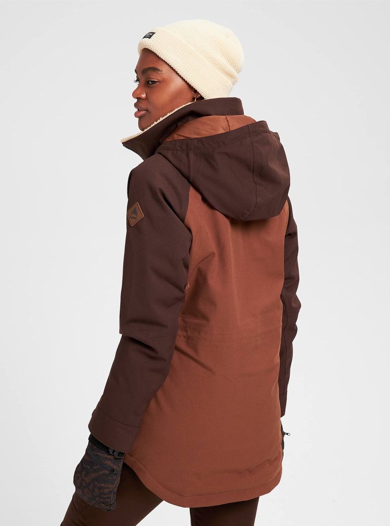 Burton Prowess Snowboardjacke Damen Braun | 139-NKIJOG