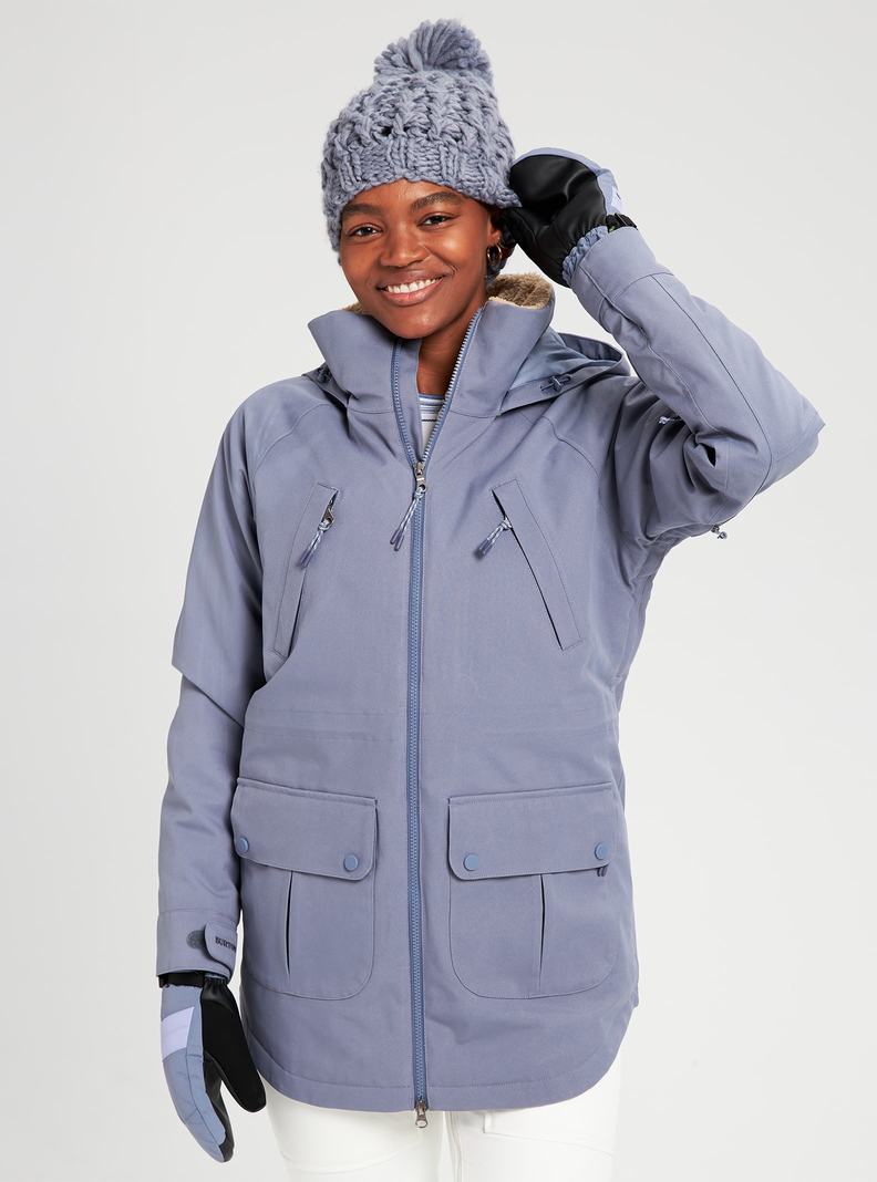 Burton Prowess Snowboardjacke Damen Grau | 824-PCSIAY