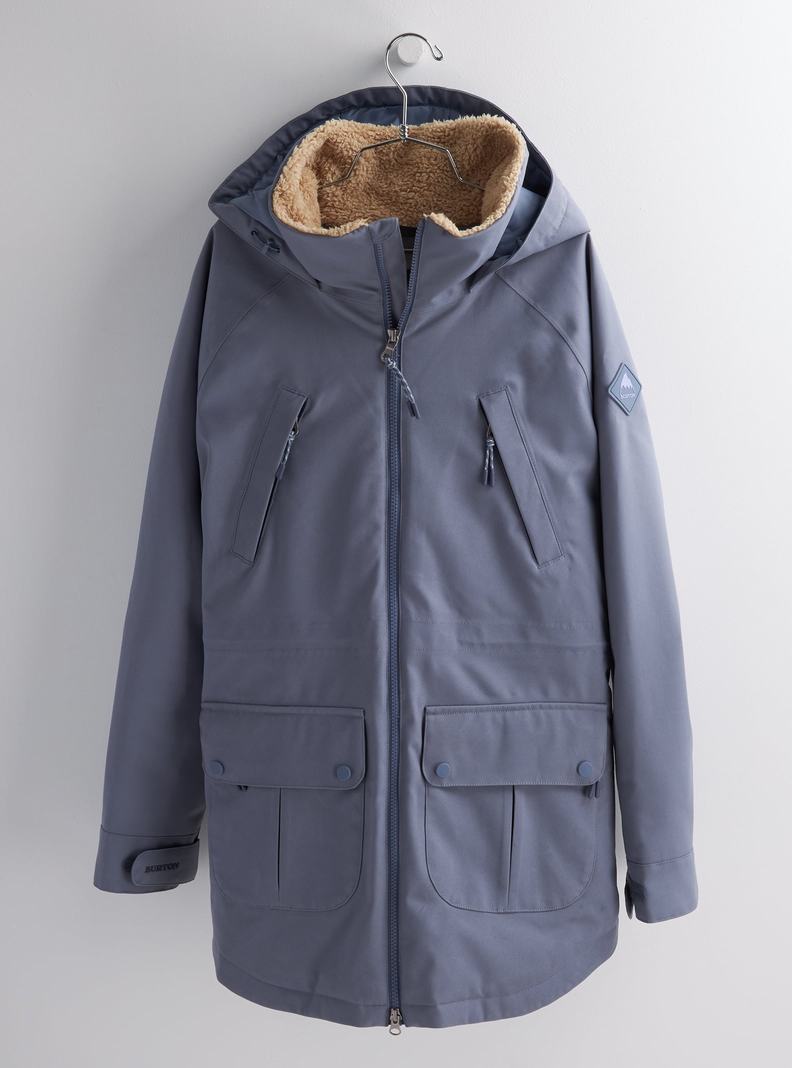 Burton Prowess Snowboardjacke Damen Grau | 824-PCSIAY