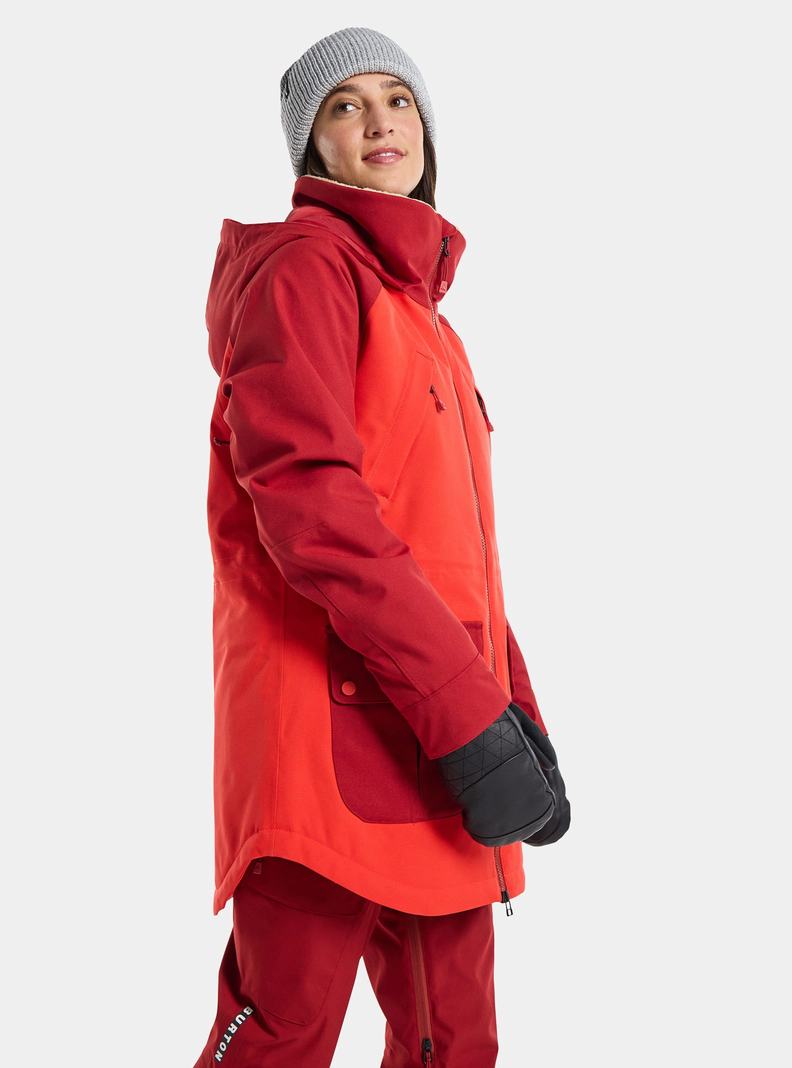 Burton Prowess Snowboardjacke Damen Rosa Orange Rosa | 386-AVJRZX