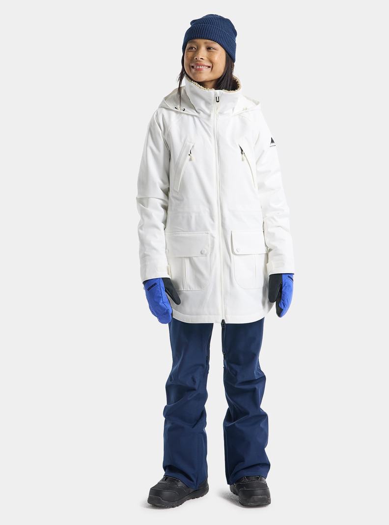 Burton Prowess Snowboardjacke Damen Weiß | 652-WRNIHP