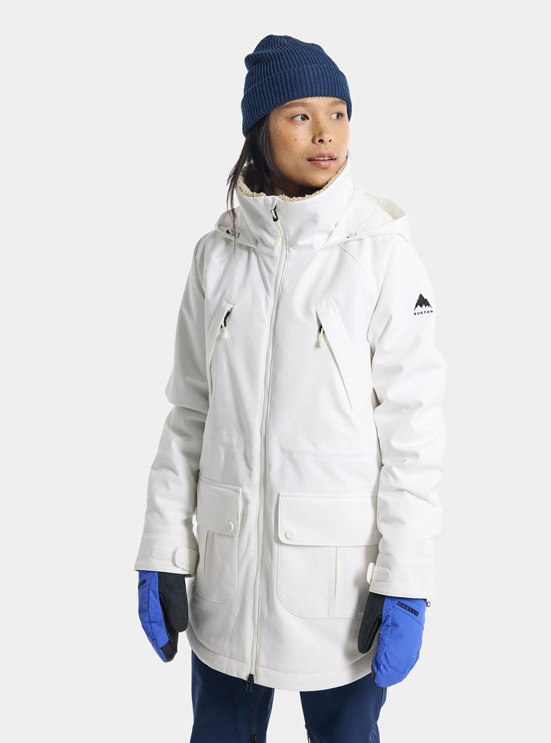 Burton Prowess Snowboardjacke Damen Weiß | 652-WRNIHP