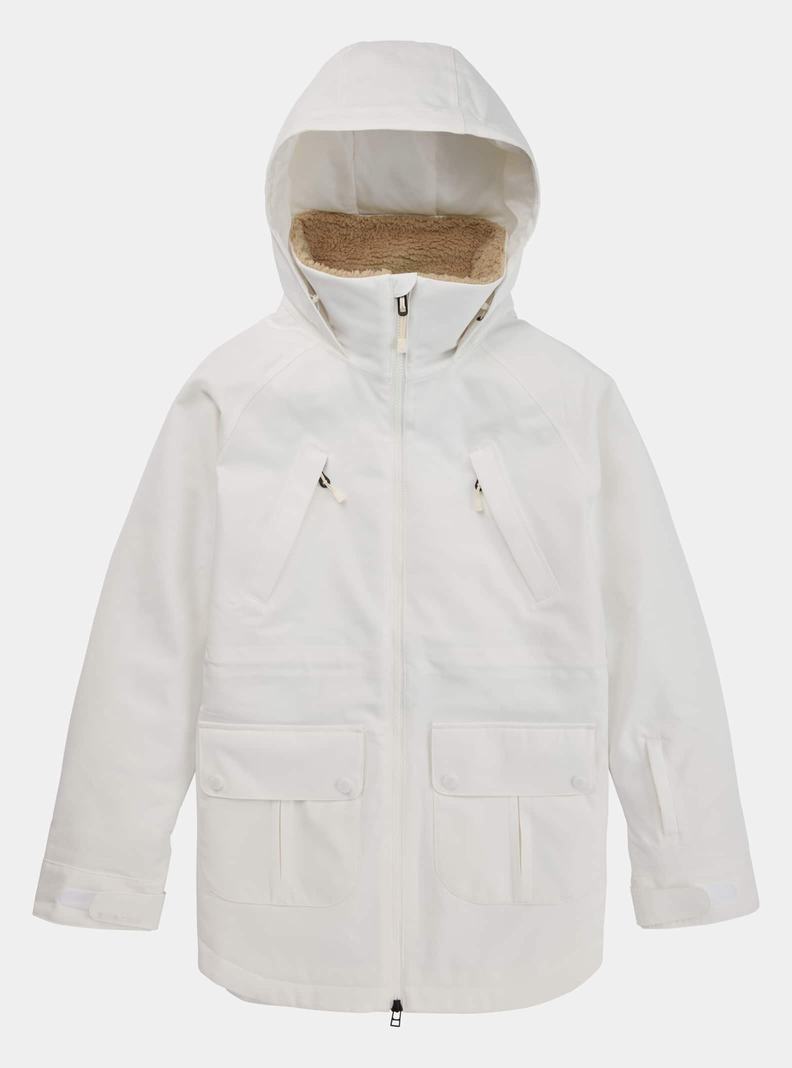 Burton Prowess Snowboardjacke Damen Weiß | 652-WRNIHP