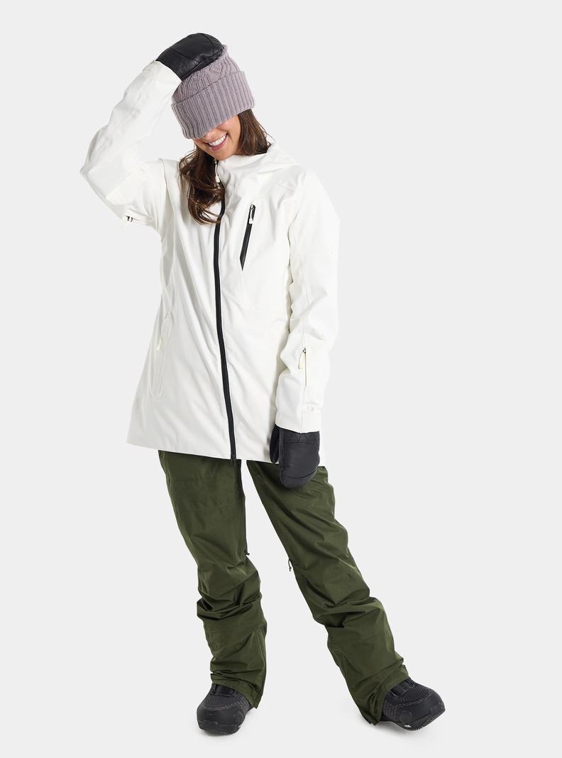 Burton Pyne 2L Snowboardjacke Damen Weiß | 031-QODAKJ