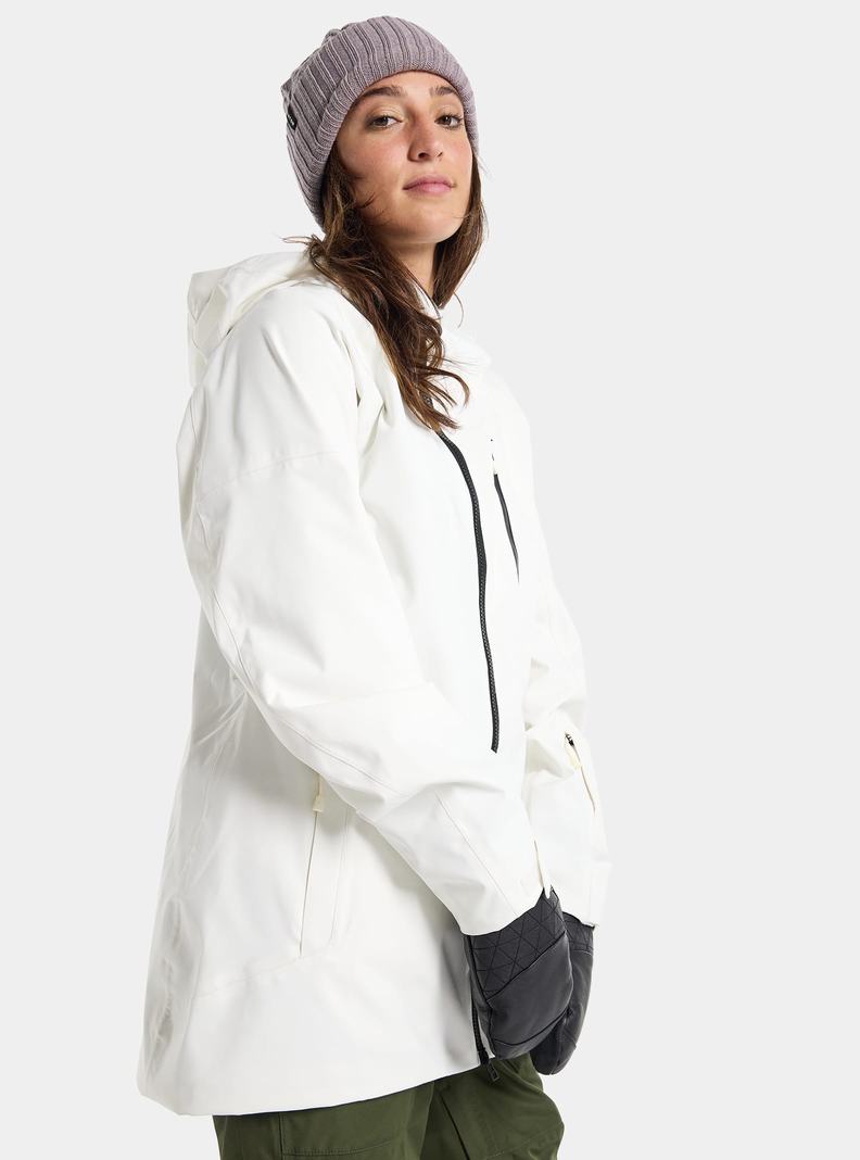 Burton Pyne 2L Snowboardjacke Damen Weiß | 031-QODAKJ