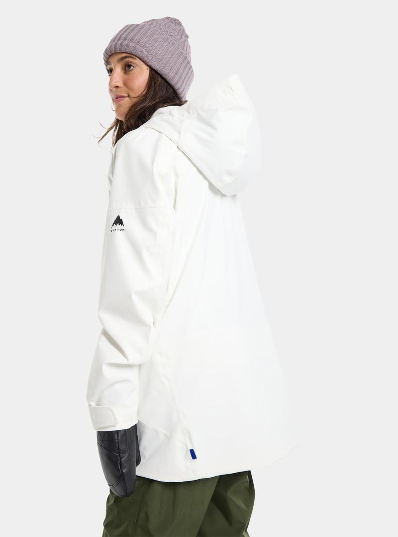 Burton Pyne 2L Snowboardjacke Damen Weiß | 031-QODAKJ