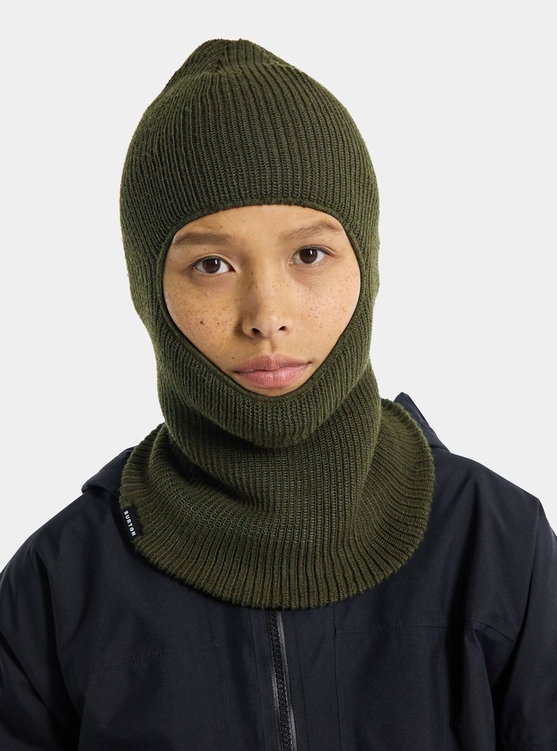Burton Recycled All Day Long Balaclava Skimasken Herren Tiefesgrün | 614-RSOFBZ