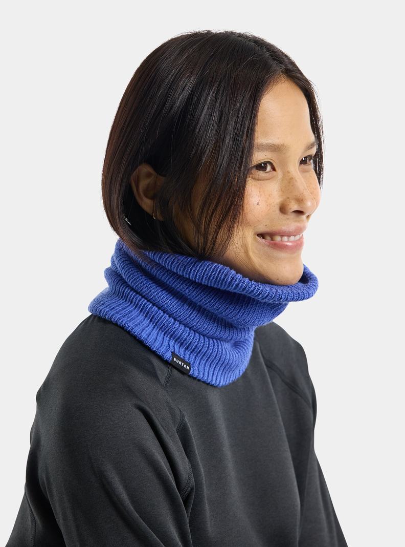 Burton Recycled All Day Long Neck Warmer Neckwarmer Damen Blau | 392-LMEUXQ