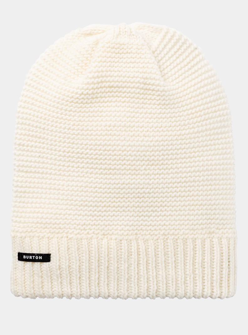Burton Recycled Garter Stitch Mütze Damen Weiß | 651-ACTEHX