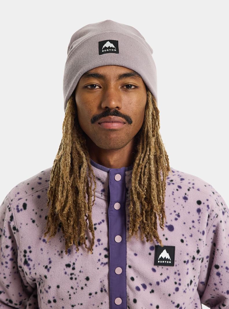 Burton Recycled Kactusbunch Hohe Mütze Herren Lila | 724-EBYCNZ