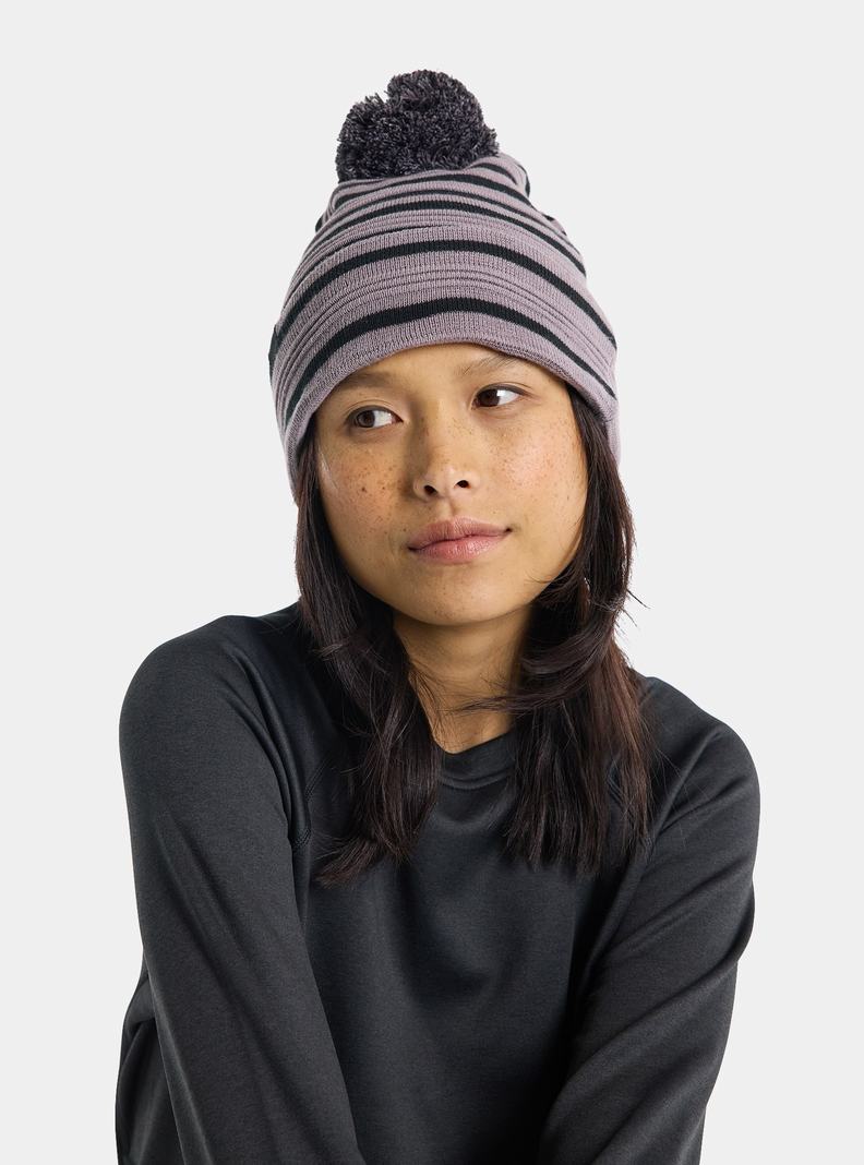Burton Recycled Ottoman Rib Mütze Damen Lila | 328-VZOSYE