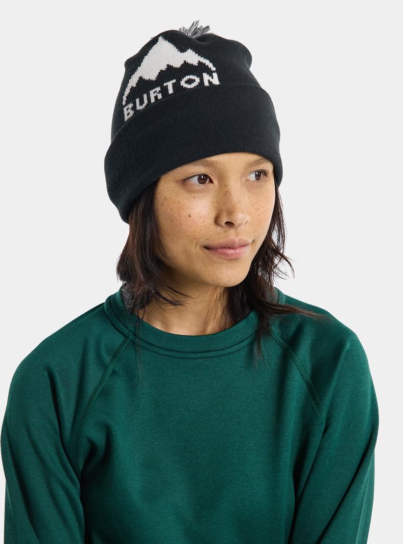 Burton Recycled Trope Mütze Herren Schwarz | 297-SZXUCT