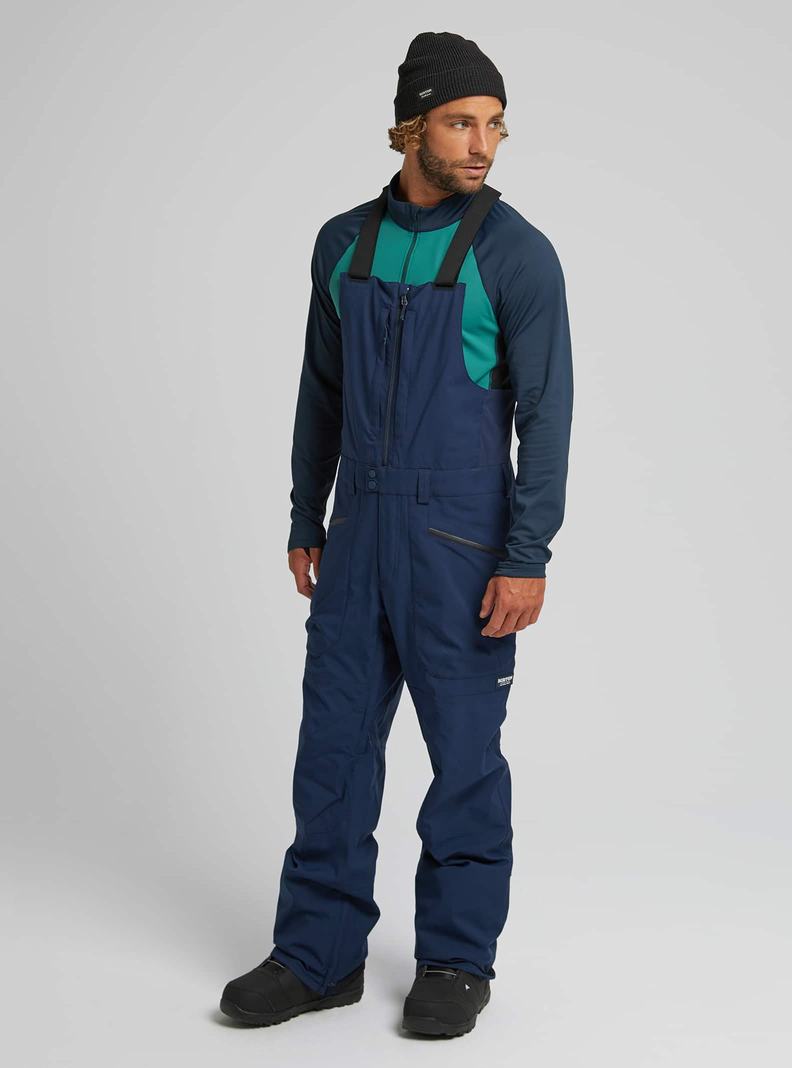 Burton Reserve 2L Latzhose Herren Blau | 829-SJVGHD