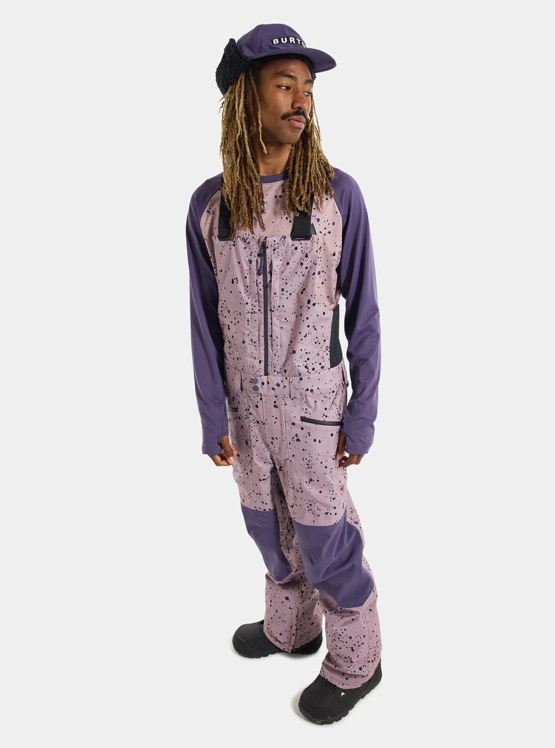 Burton Reserve 2L Latzhose Herren Lila | 641-GRTIJM