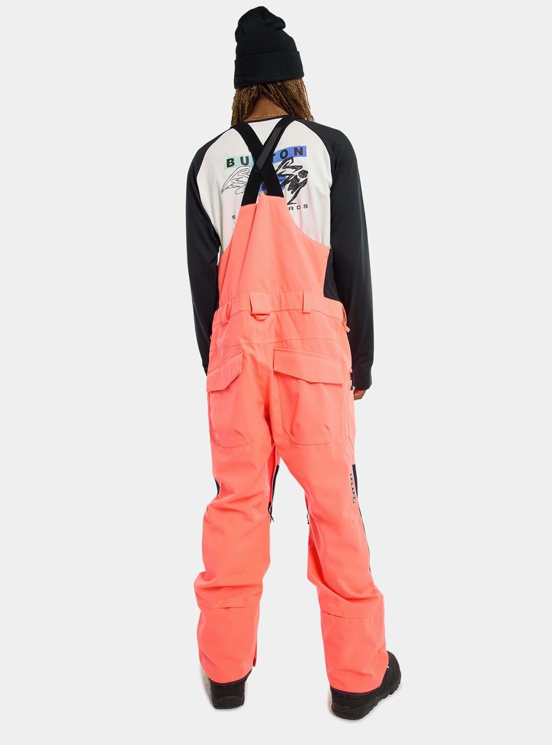 Burton Reserve 2L Latzhose Herren Orange Schwarz | 561-KTEOBA
