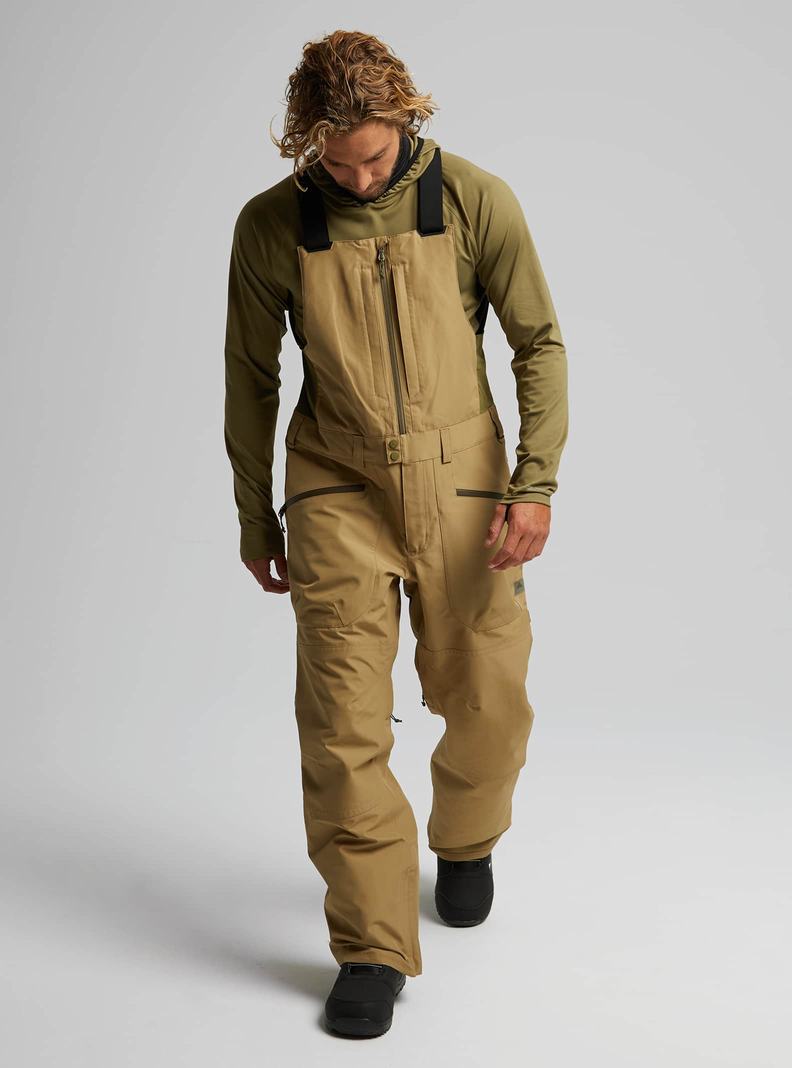 Burton Reserve GORE‑TEX 2L Latzhose Herren Khaki | 657-QYEWFS