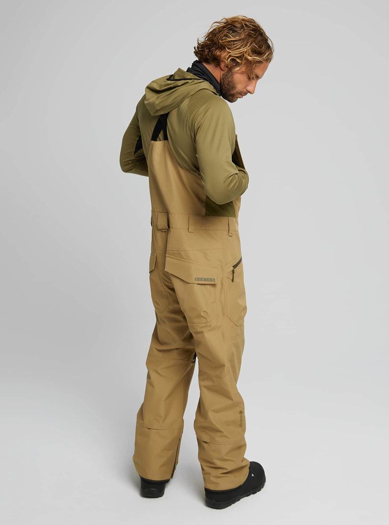 Burton Reserve GORE‑TEX 2L Latzhose Herren Khaki | 657-QYEWFS