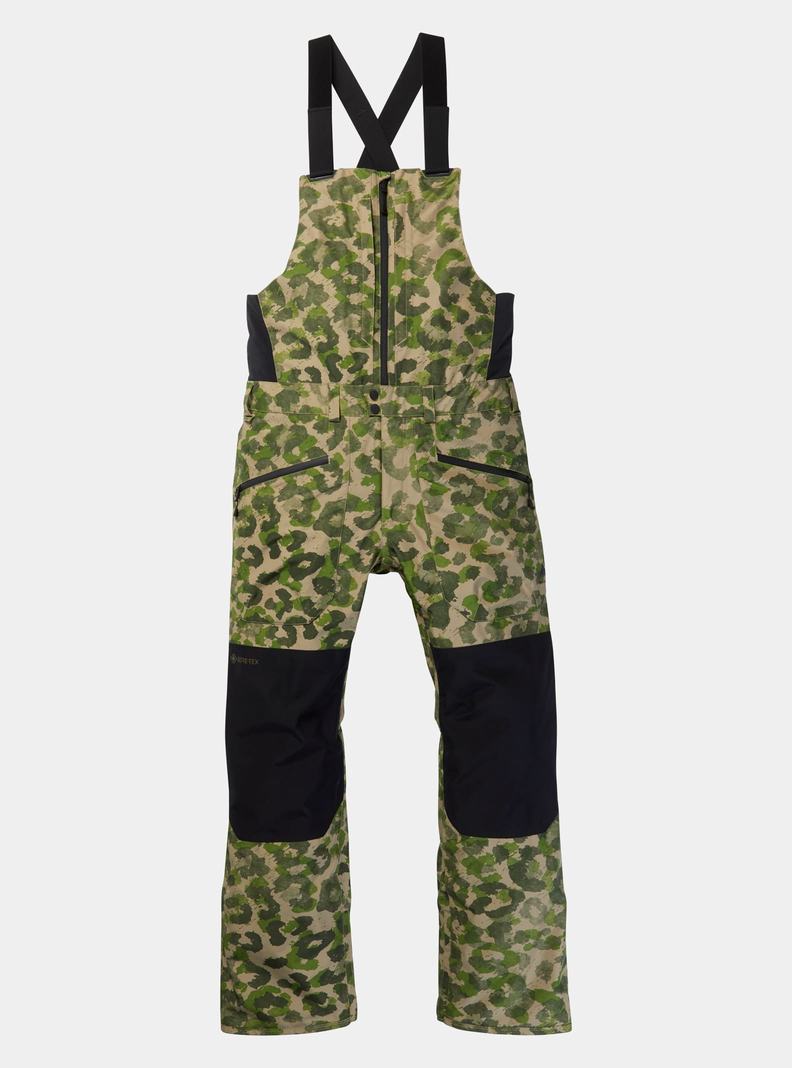Burton Reserve GORE‑TEX 2L Latzhose Herren Camouflage Schwarz | 971-FYEBPZ