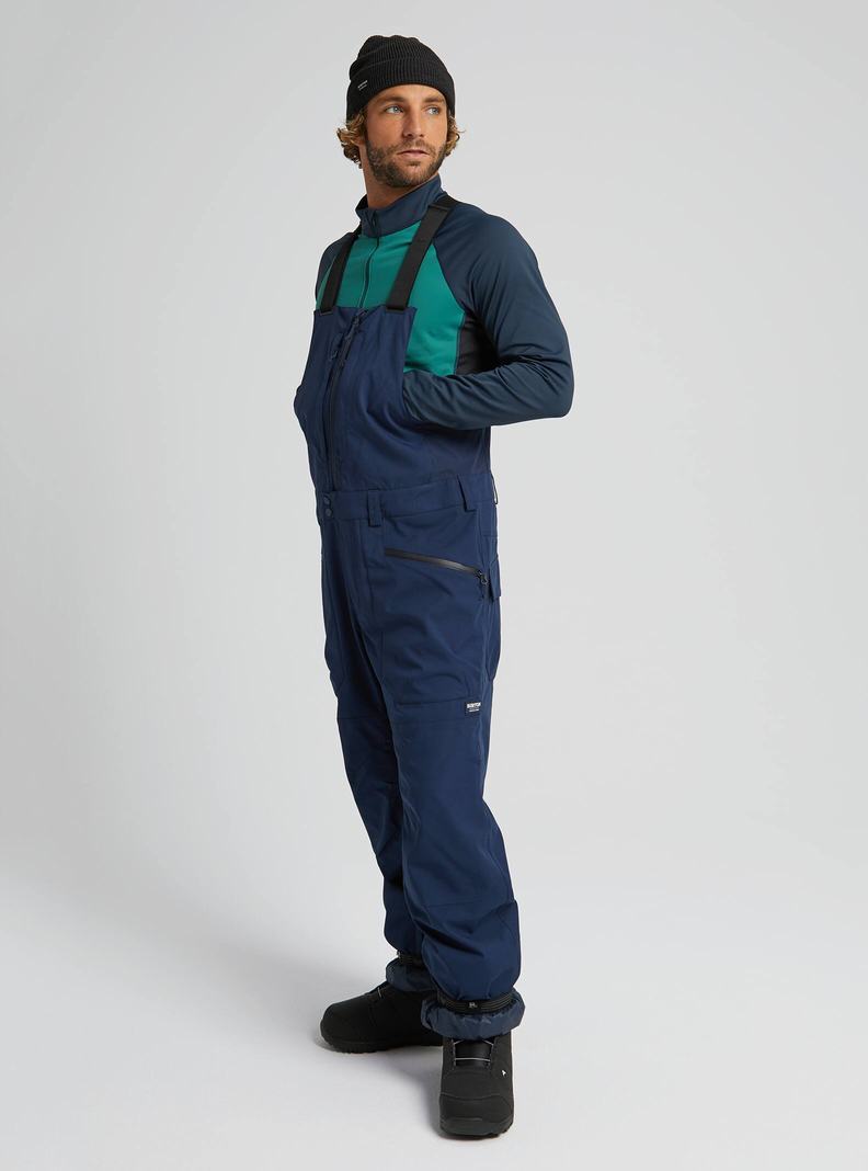 Burton Reserve (Hohe) Latzhose Herren Blau | 153-RSXTQM
