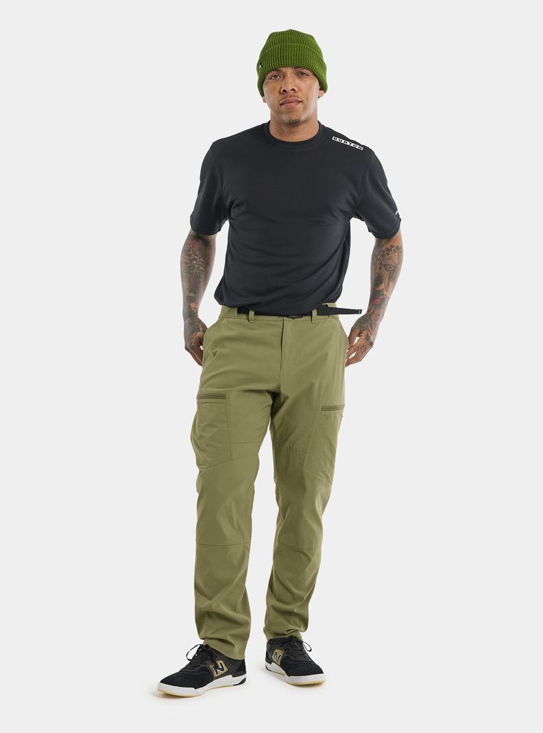 Burton Ridge Cargo Hose Herren Olivgrün | 934-RONSIW