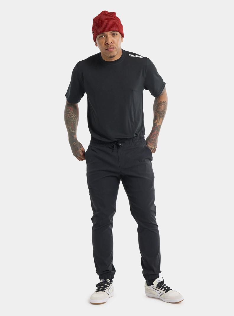 Burton Ridge Jogger Hose Herren Schwarz | 804-AKRVSL