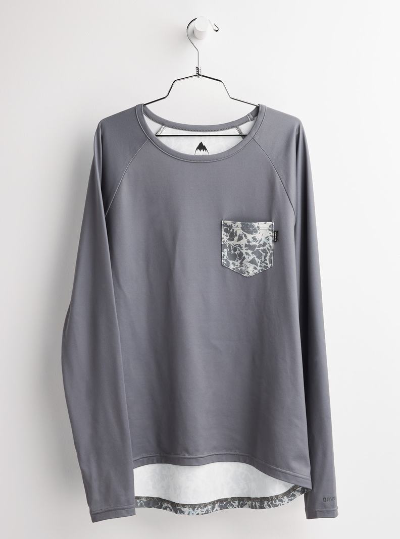 Burton Roadie Funktionswäsche Damen Grau | 476-ROINYD