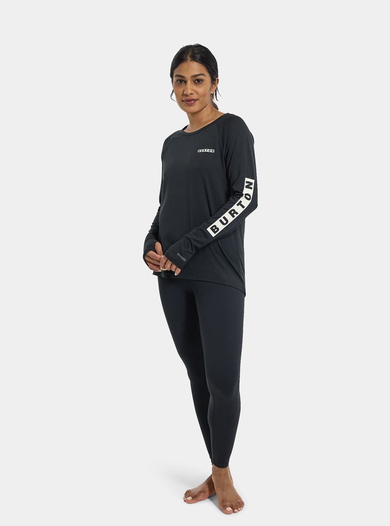 Burton Roadie Funktionswäsche Damen Schwarz | 273-HGRIBZ