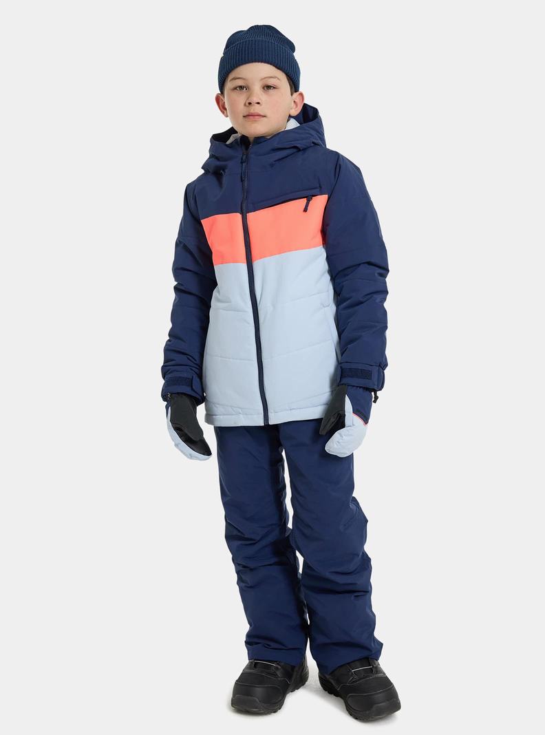 Burton Ropedrop Snowboardjacke Kinder Blau Orange | 875-HTALCG