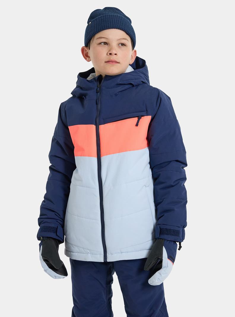 Burton Ropedrop Snowboardjacke Kinder Blau Orange | 875-HTALCG