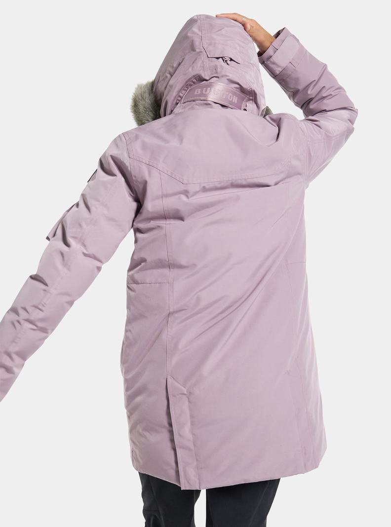 Burton Saxton Parka Snowboardjacke Damen Lavendel | 142-IFOCKH