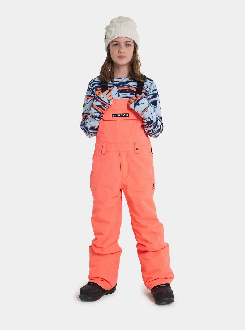 Burton Skylar 2L Latzhose Kinder Orange | 259-UJHKIO