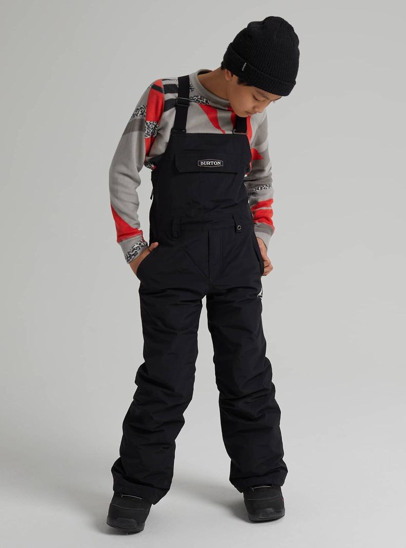 Burton Skylar 2L Latzhose Kinder Schwarz | 709-HXGNBZ