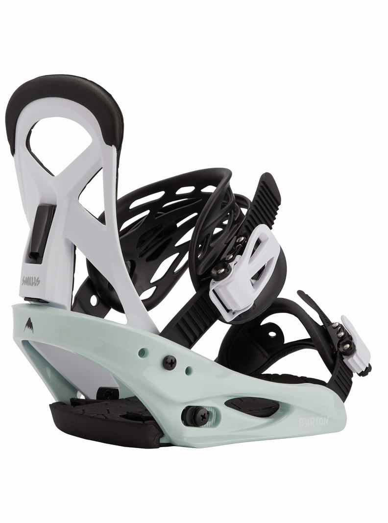 Burton Smalls Re:Flex Snowboard Bindung Kinder Mintfarben Weiß | 147-JSYTEK