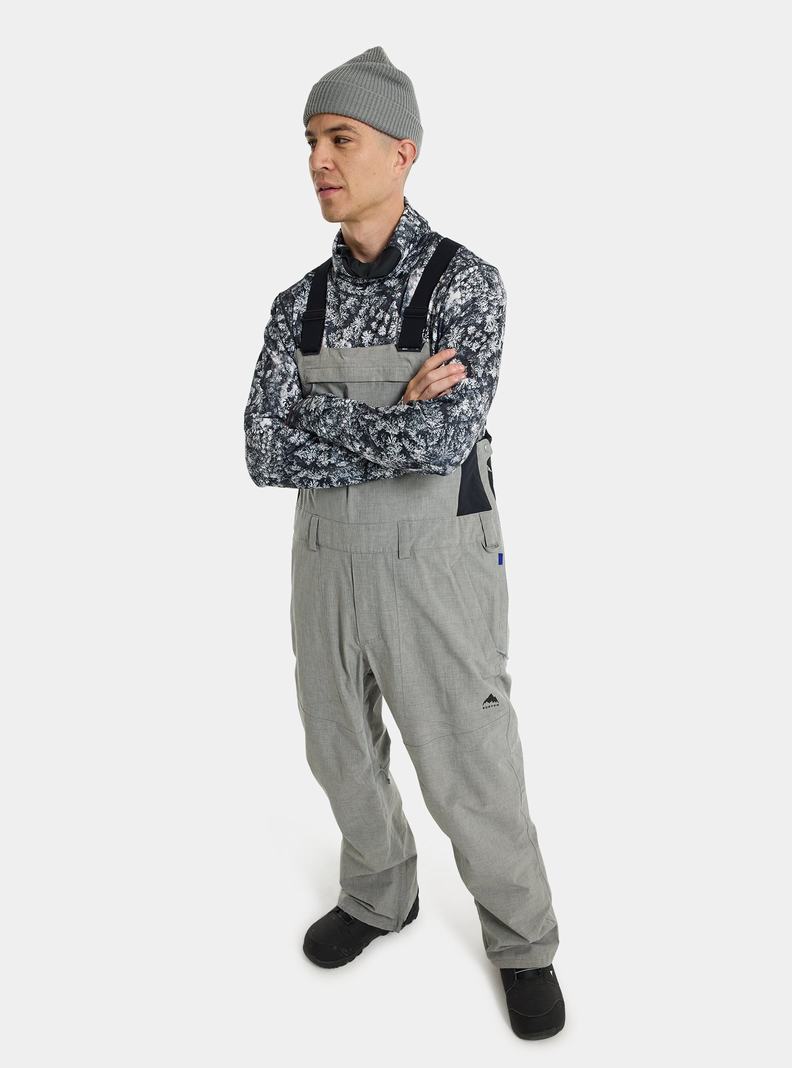 Burton Snowdial Latzhose Herren Grau | 317-ODIUXG