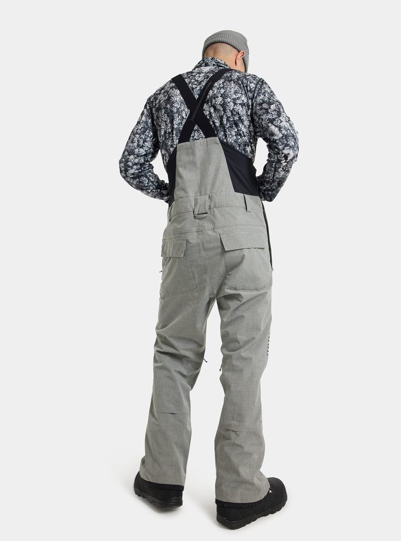 Burton Snowdial Latzhose Herren Grau | 317-ODIUXG