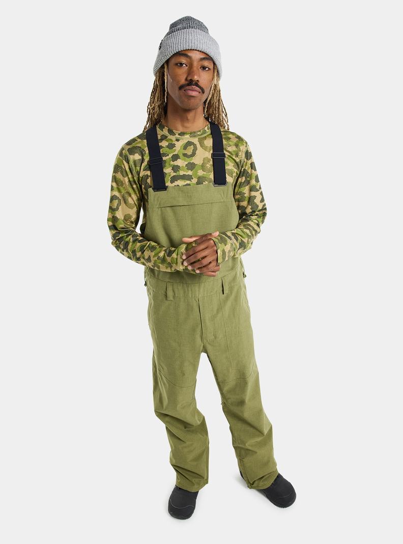 Burton Snowdial Latzhose Herren Olivgrün | 684-QEXFJN