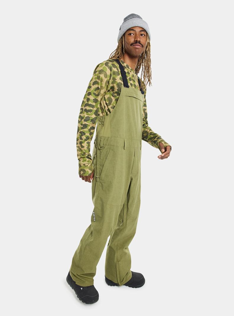 Burton Snowdial Latzhose Herren Olivgrün | 684-QEXFJN