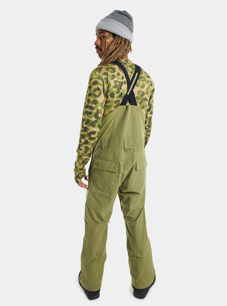Burton Snowdial Latzhose Herren Olivgrün | 684-QEXFJN