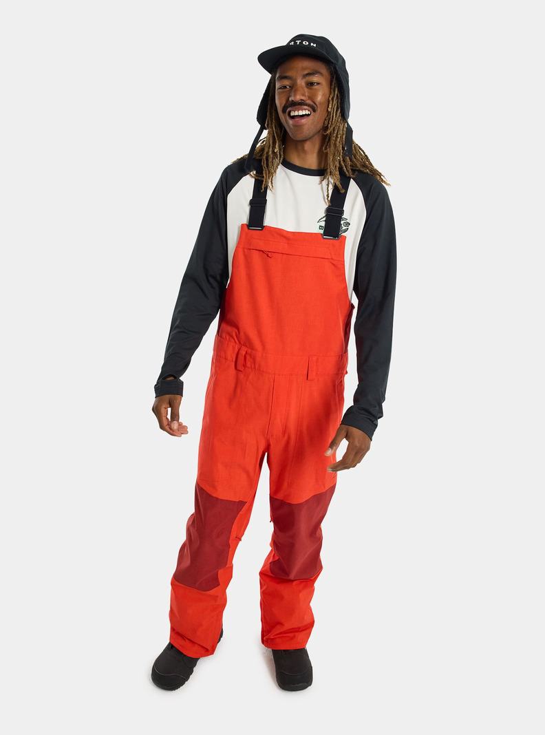Burton Snowdial Latzhose Herren Rosa Orange Rosa | 813-VKZUQG
