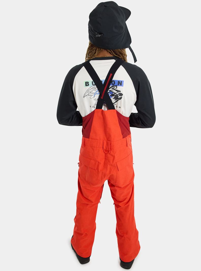 Burton Snowdial Latzhose Herren Rosa Orange Rosa | 813-VKZUQG