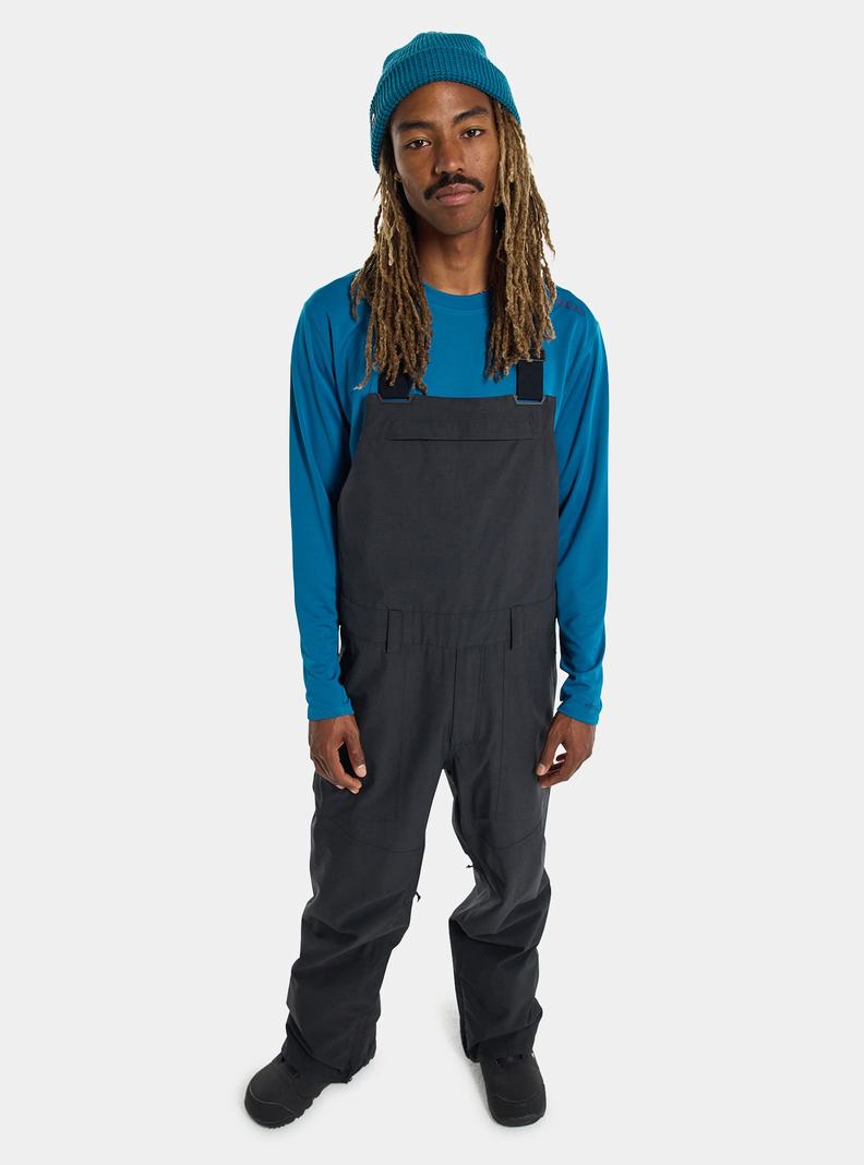Burton Snowdial Latzhose Herren Schwarz | 983-FLBKZX