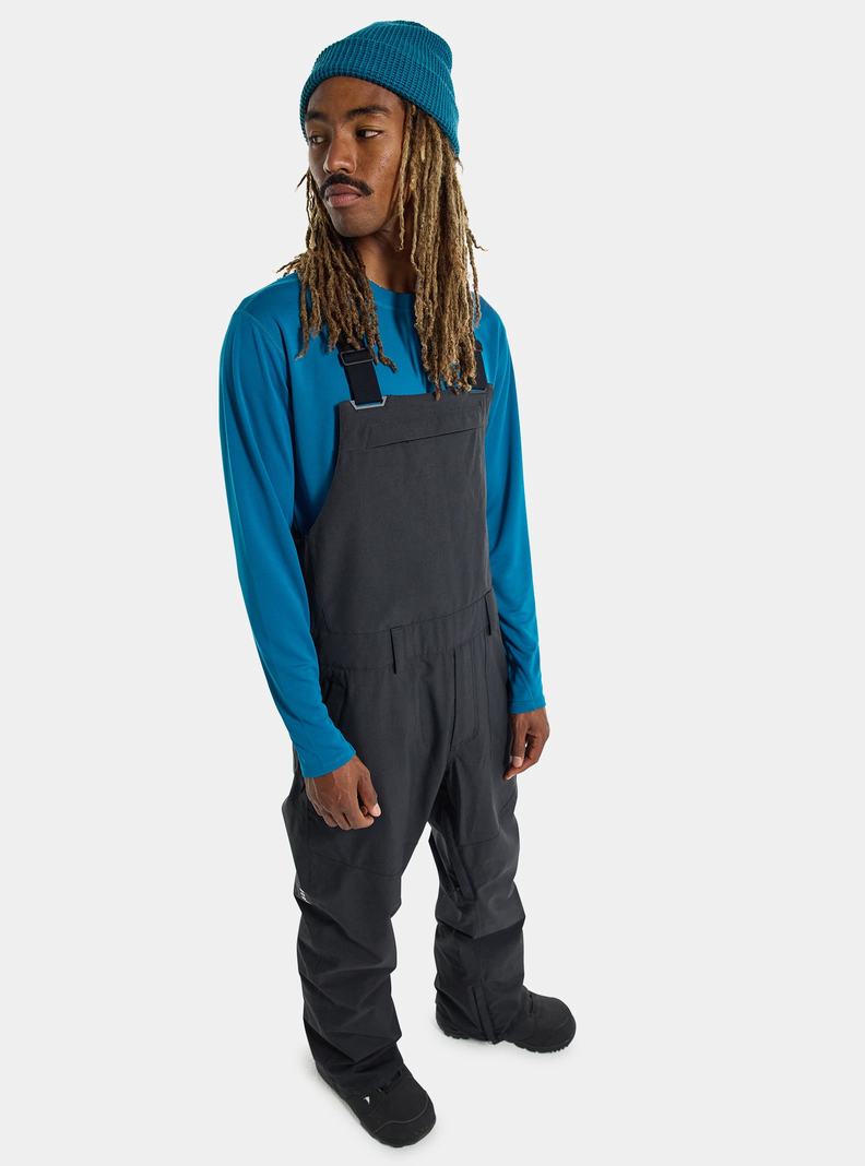 Burton Snowdial Latzhose Herren Schwarz | 983-FLBKZX