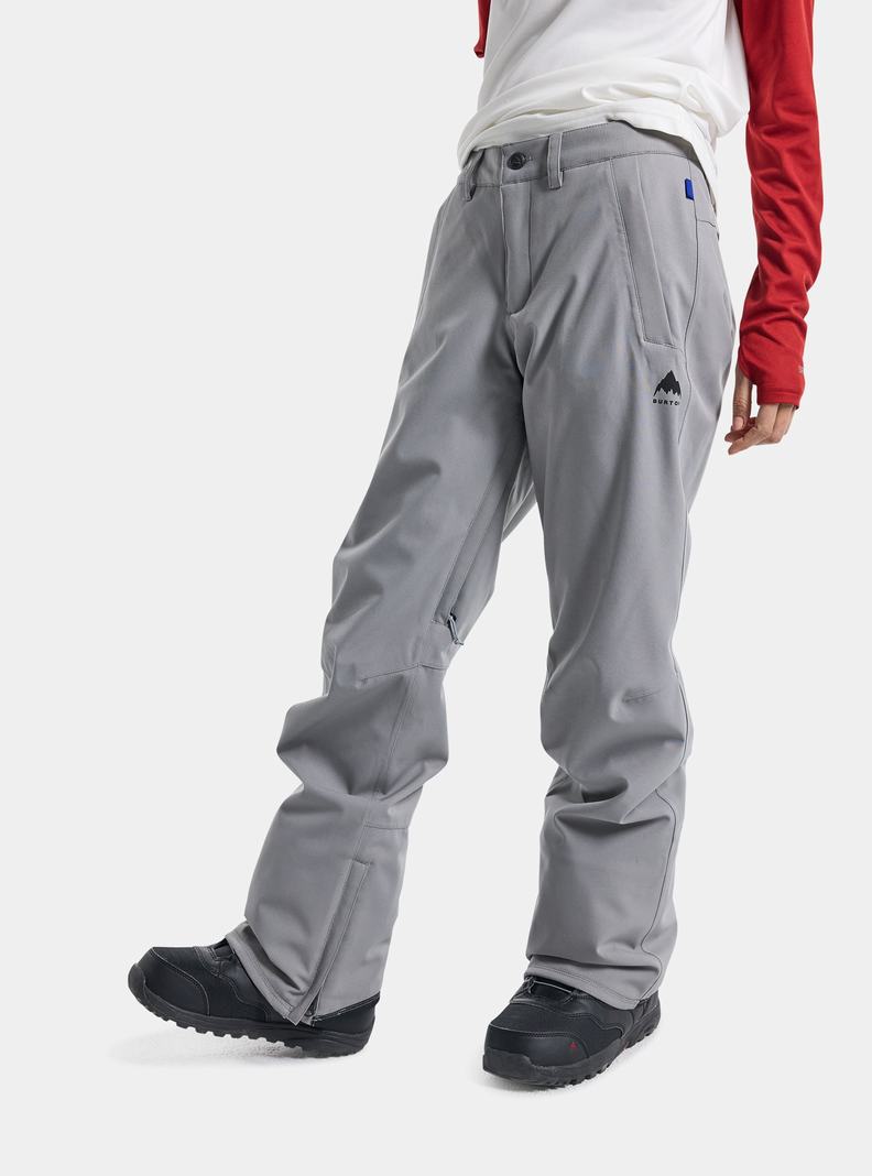 Burton Society 2L (Kurzes) Snowboardhose Damen Grau | 290-HVMBFE