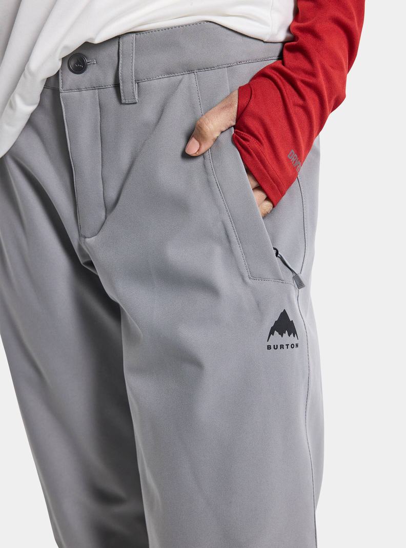 Burton Society 2L (Kurzes) Snowboardhose Damen Grau | 290-HVMBFE