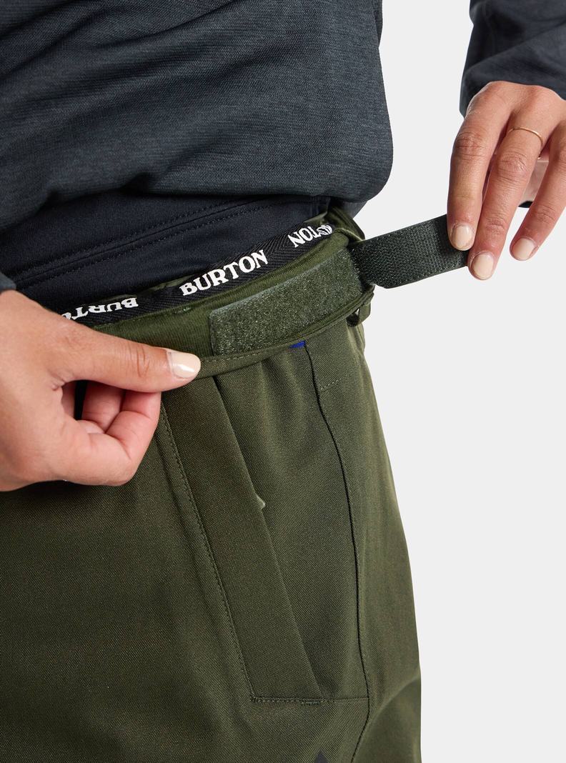 Burton Society 2L (Kurzes) Snowboardhose Damen Tiefesgrün | 296-FXCOUV