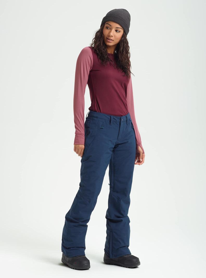 Burton Society - Hohe Snowboardhose Damen Blau | 048-XSWYIT