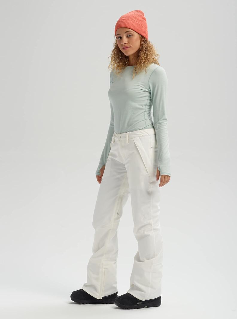 Burton Society - Kurzes Snowboardhose Damen Weiß | 561-CKLJBT